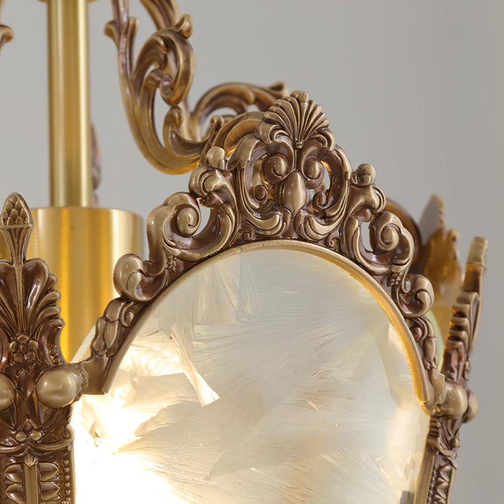 Antyczna Lampa Wisząca Empire