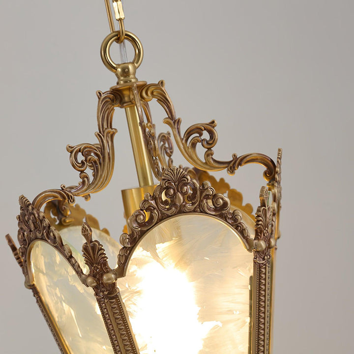 Antyczna Lampa Wisząca Empire