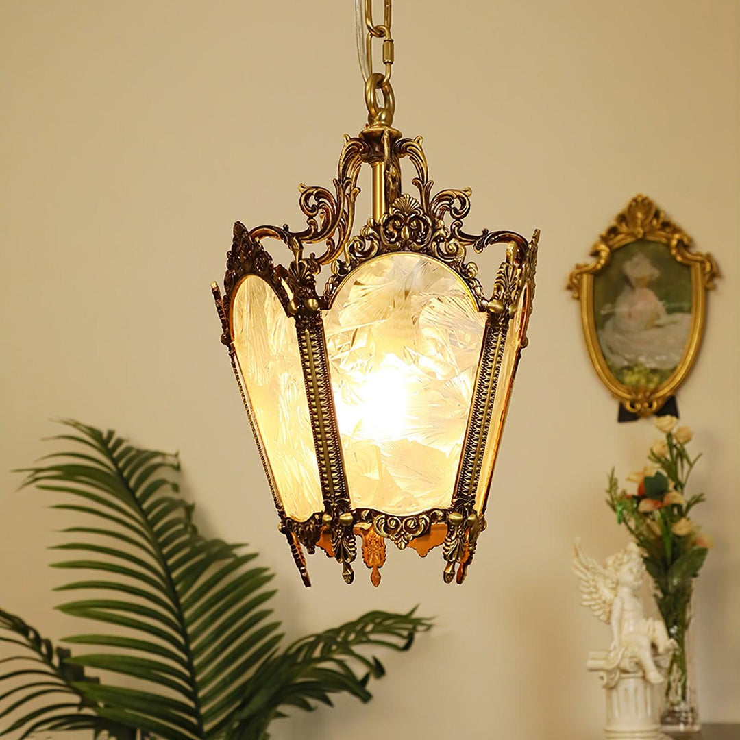 Antyczna Lampa Wisząca Empire