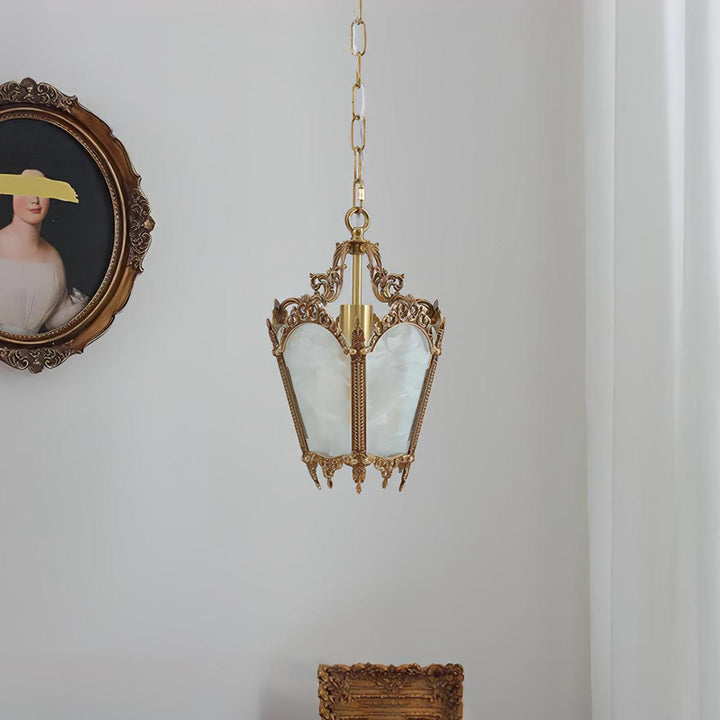 Antyczna Lampa Wisząca Empire