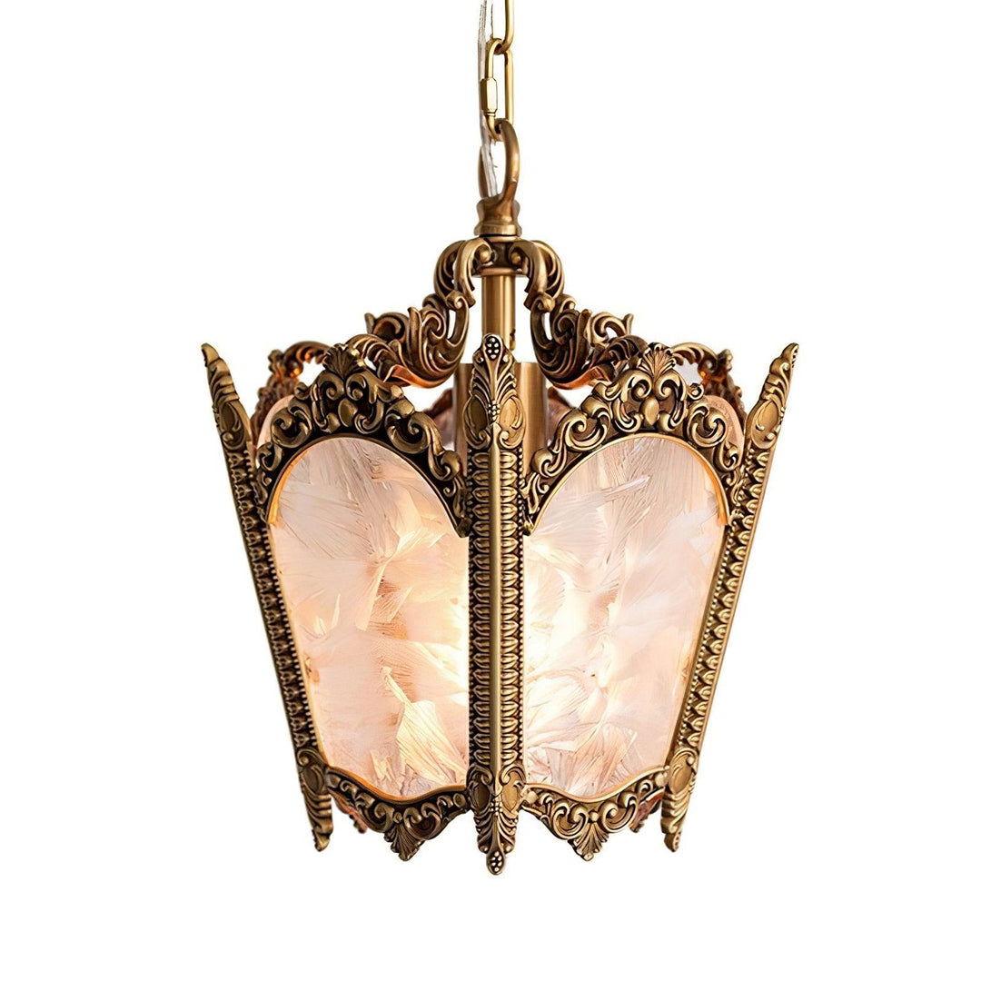 Antyczna Lampa Wisząca Empire