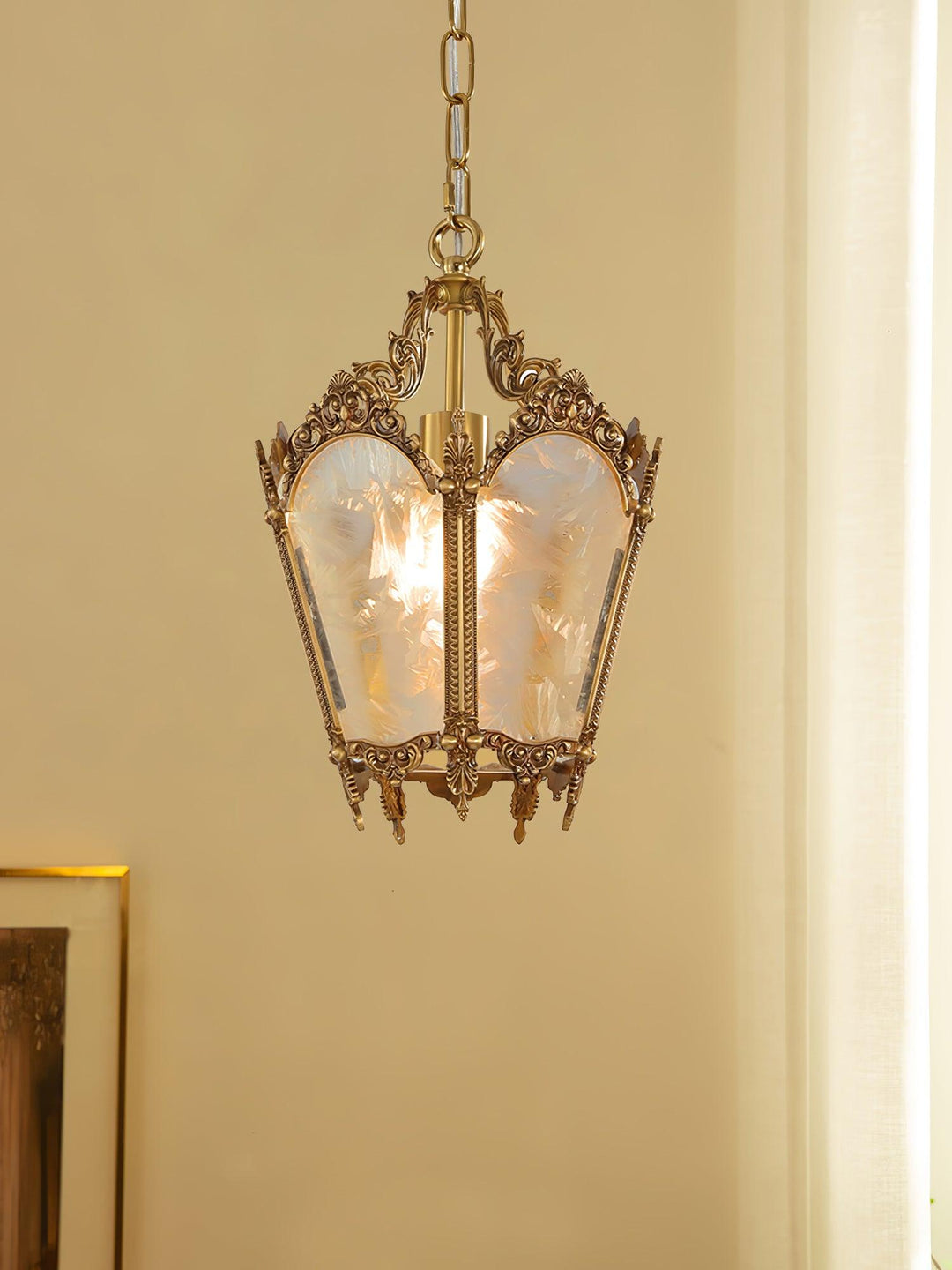 Antyczna Lampa Wisząca Empire