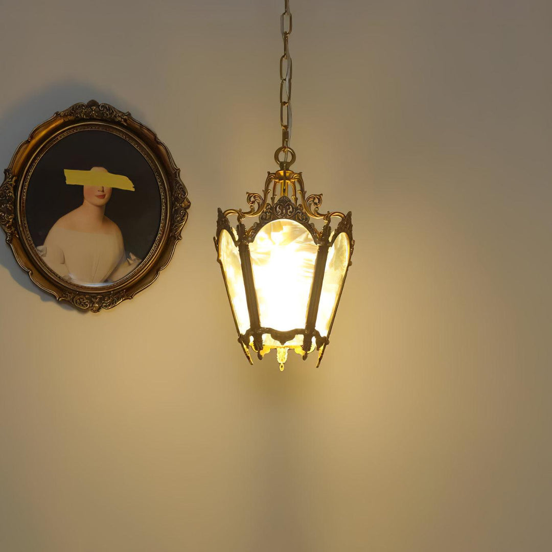 Antyczna Lampa Wisząca Empire