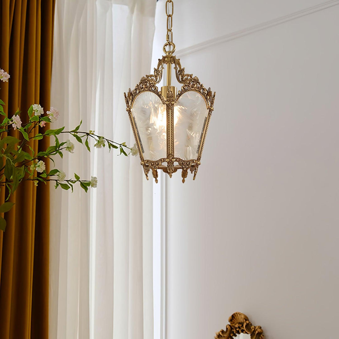 Antyczna Lampa Wisząca Empire