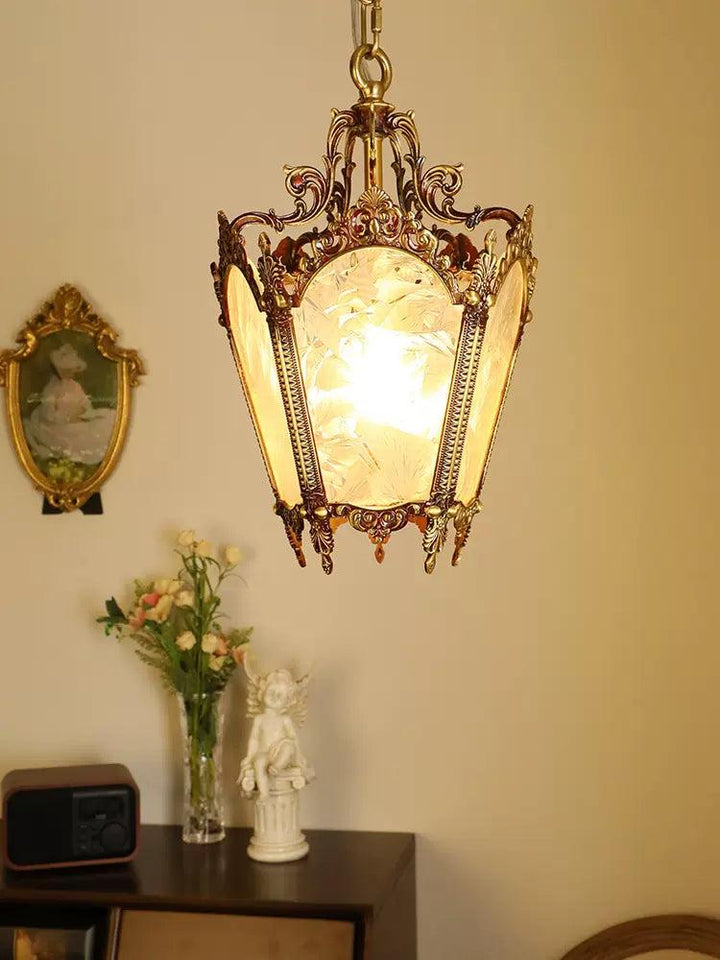 Antyczna Lampa Wisząca Empire
