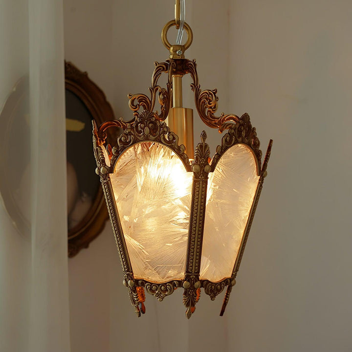 Antyczna Lampa Wisząca Empire
