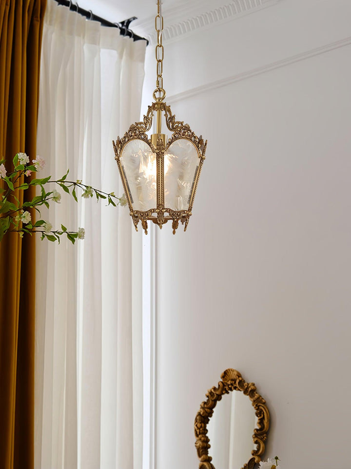Antyczna Lampa Wisząca Empire