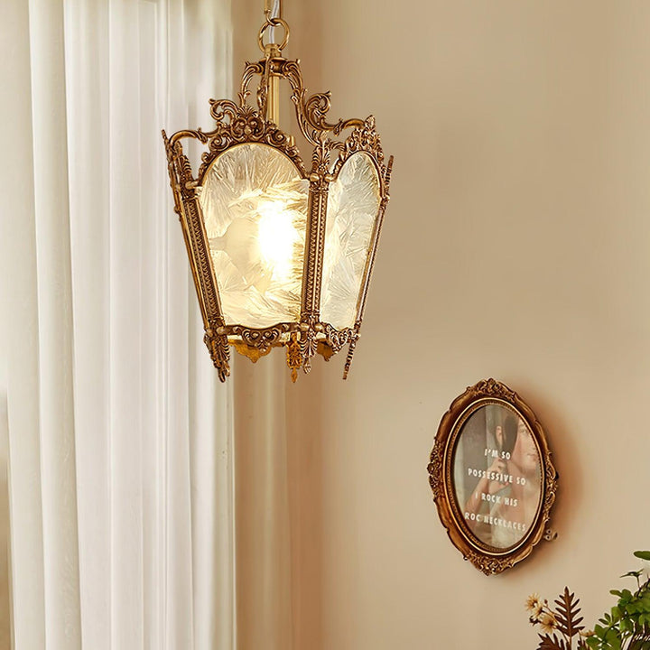 Antyczna Lampa Wisząca Empire