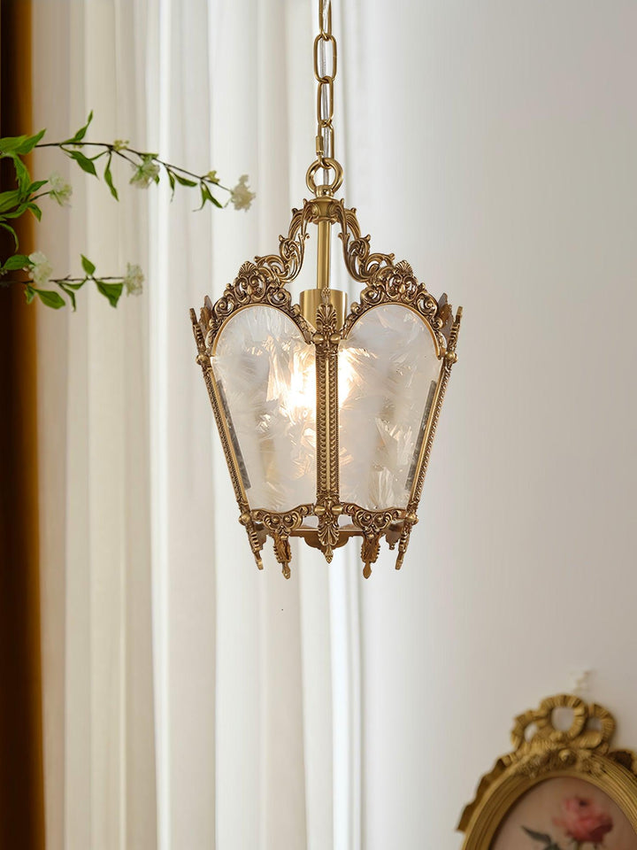 Antyczna Lampa Wisząca Empire
