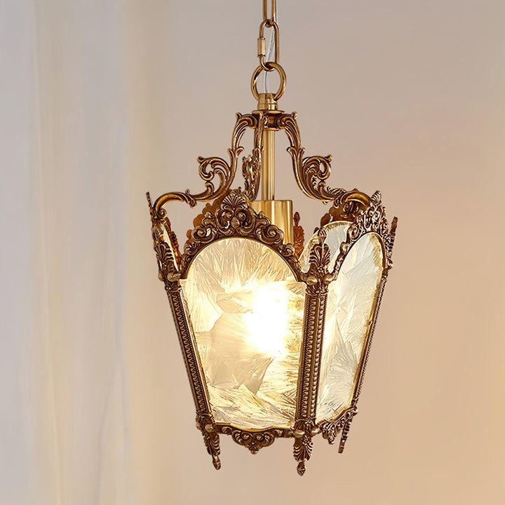 Antyczna Lampa Wisząca Empire