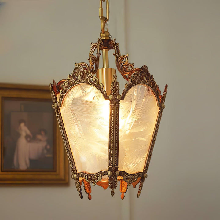 Antyczna Lampa Wisząca Empire