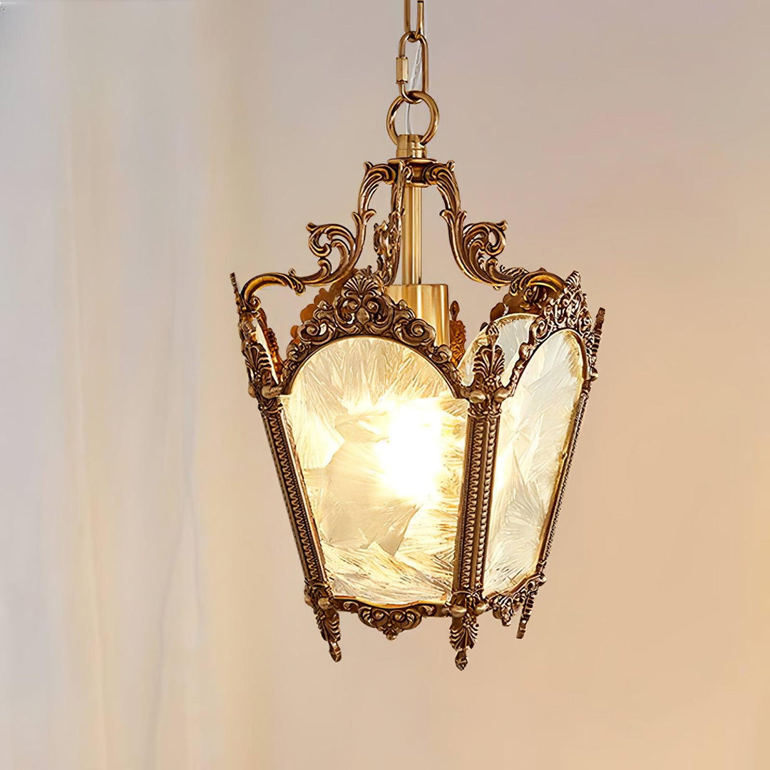 Antyczna Lampa Wisząca Empire