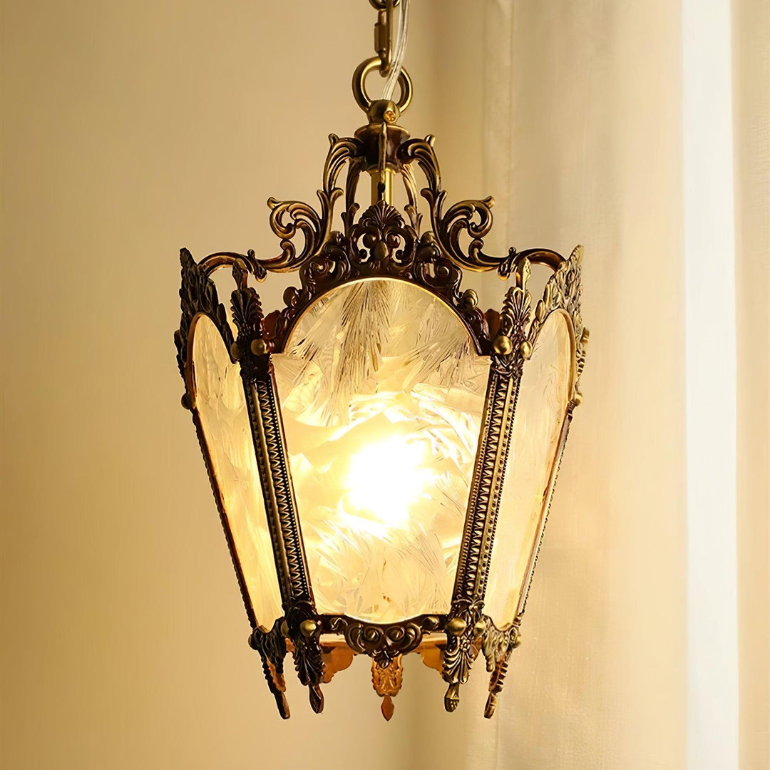 Antyczna Lampa Wisząca Empire