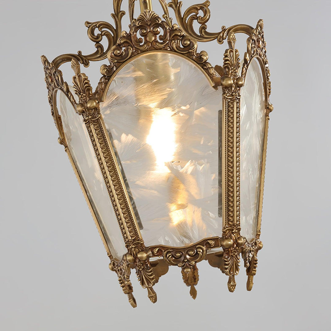 Antyczna Lampa Wisząca Empire