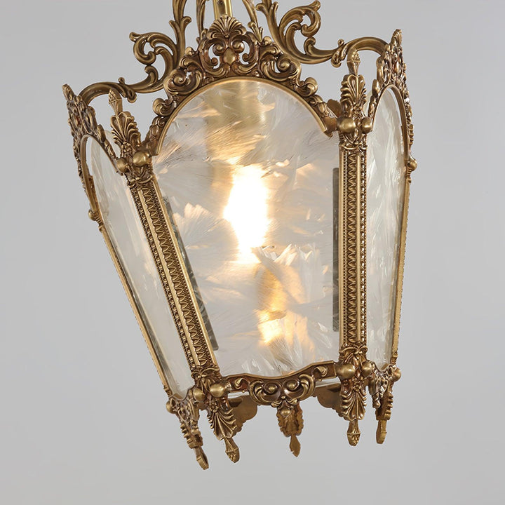Antyczna Lampa Wisząca Empire