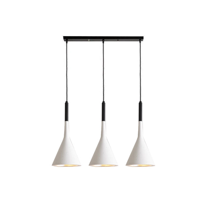 Stożkowa Lampa Wisząca z Betonu