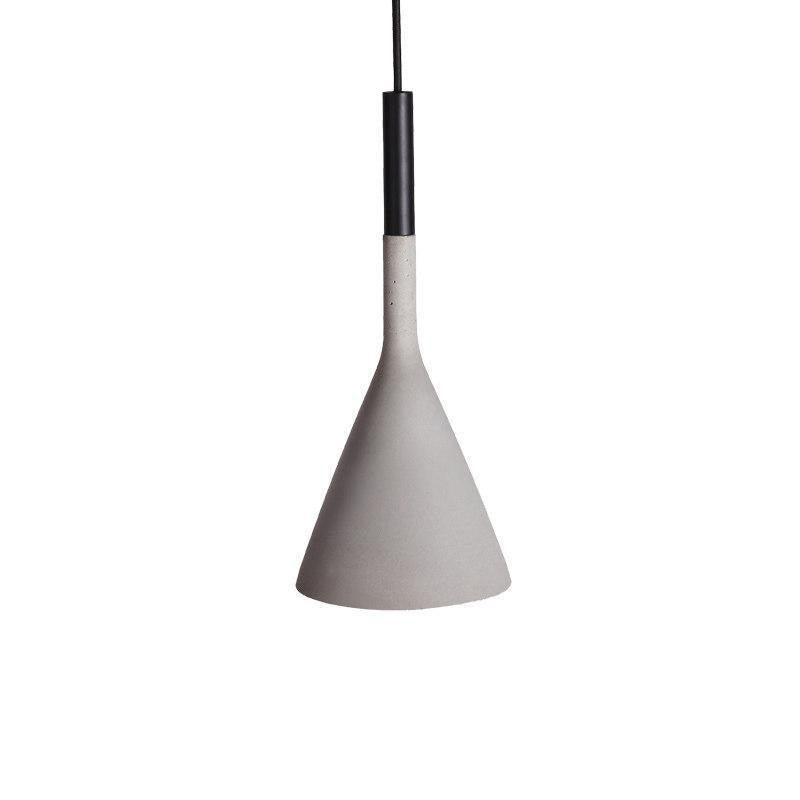 Stożkowa Lampa Wisząca z Betonu