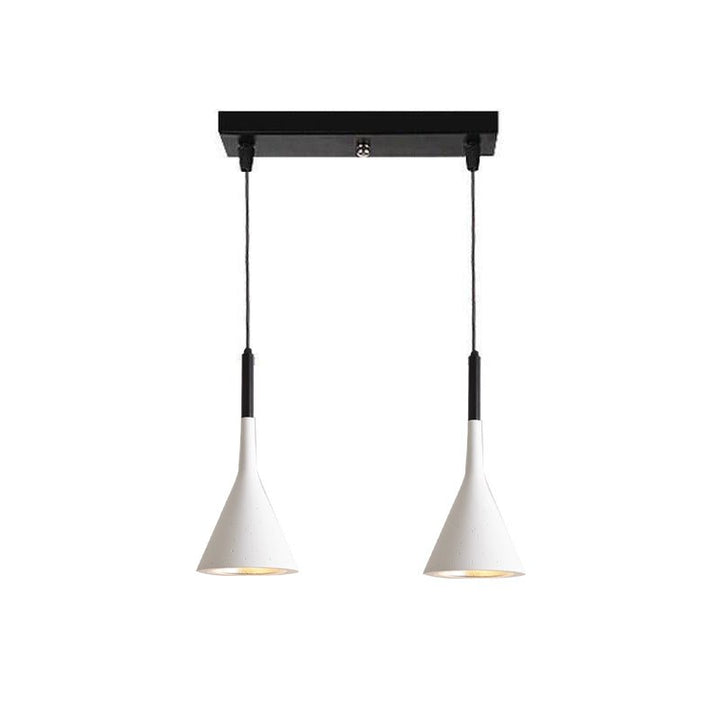 Stożkowa Lampa Wisząca z Betonu