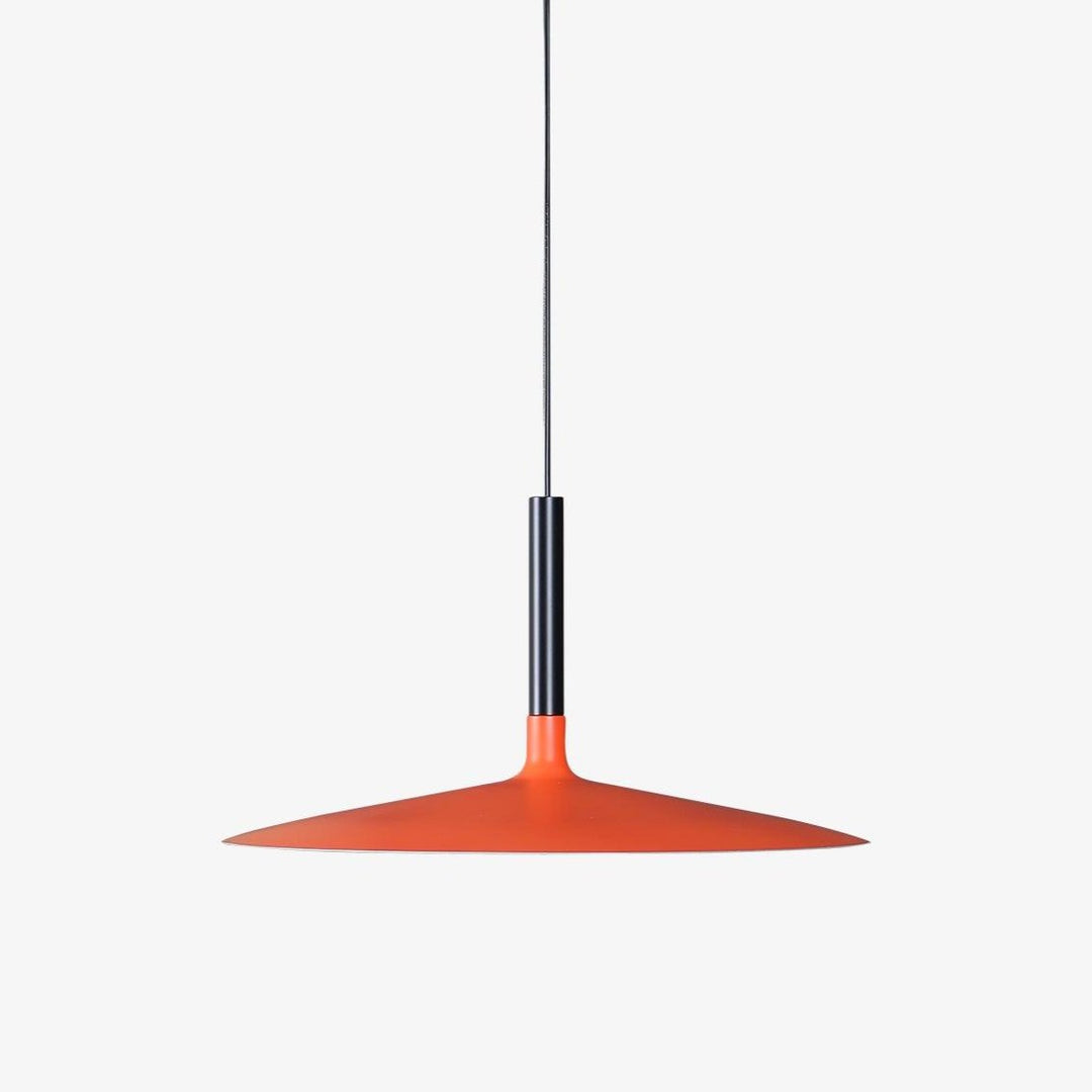 Larkin Biała Lampa Wisząca Talerzowa