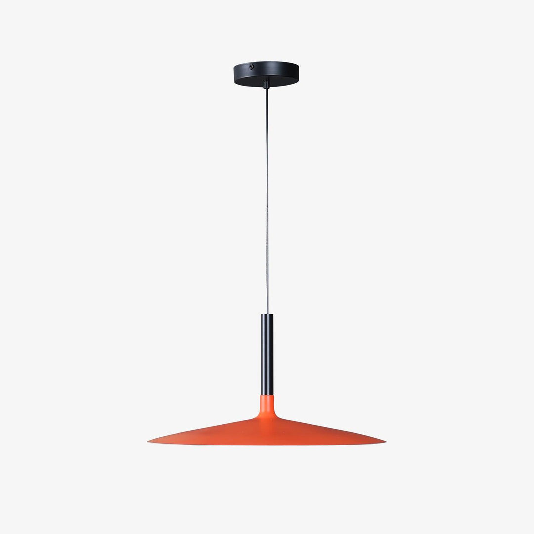 Larkin Biała Lampa Wisząca Talerzowa