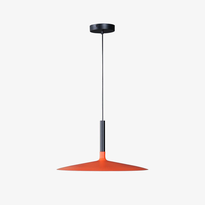 Larkin Biała Lampa Wisząca Talerzowa