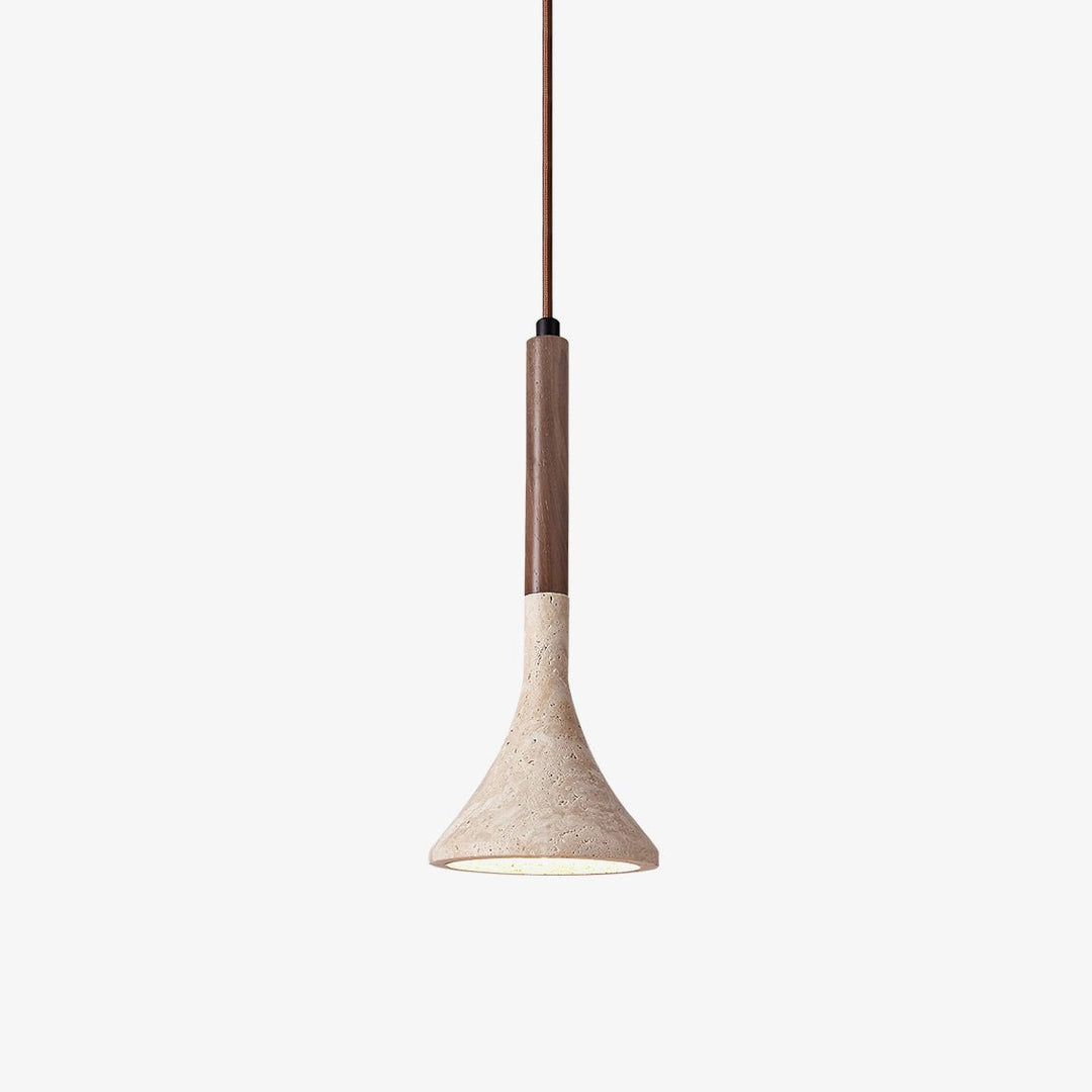Lampa wisząca z trawertynu Verano