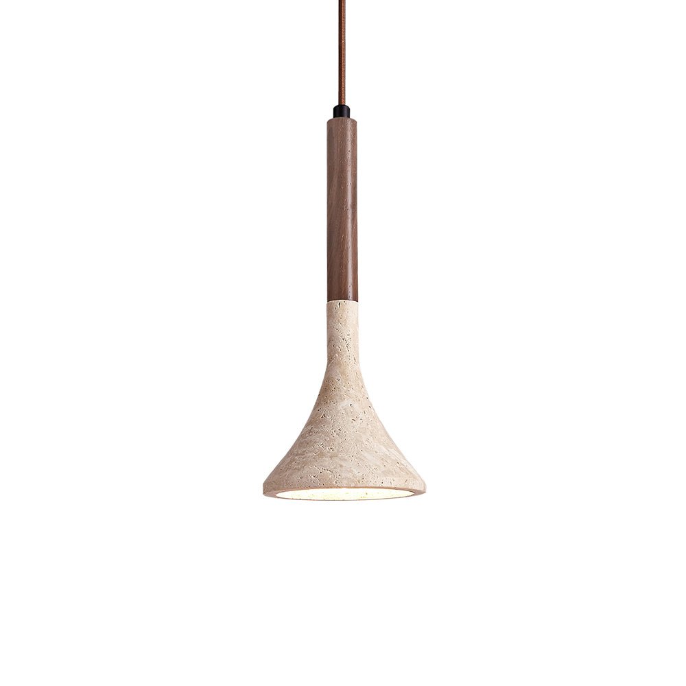 Lampa wisząca z trawertynu Verano