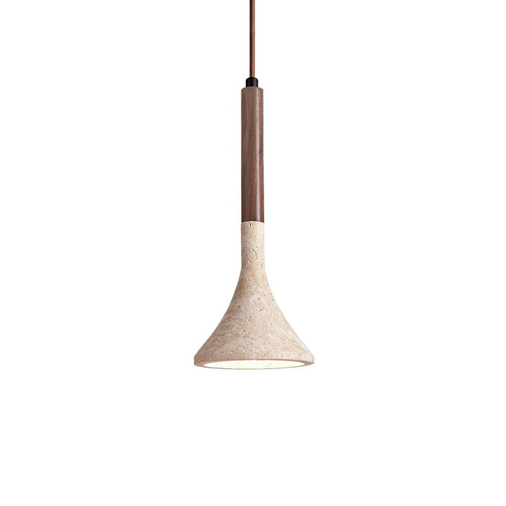Lampa wisząca z trawertynu Verano