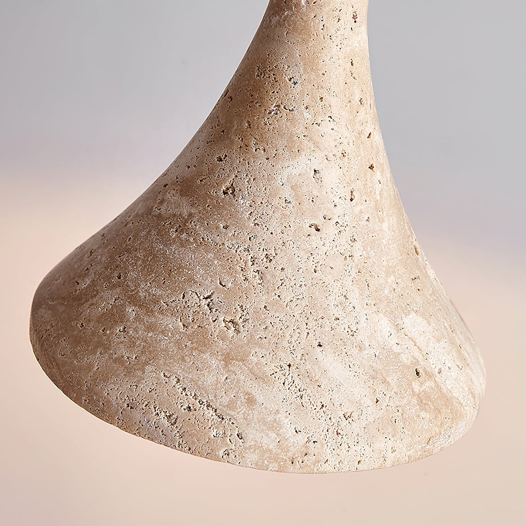 Lampa wisząca z trawertynu Verano