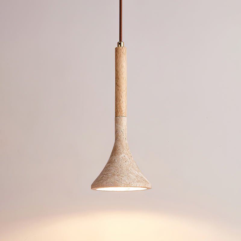 Lampa wisząca z trawertynu Verano