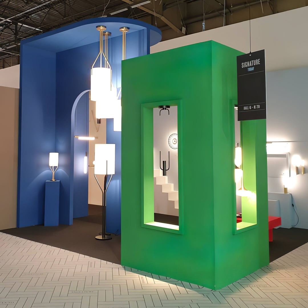 Żyrandol Cylindryczny Thorne z Lnu