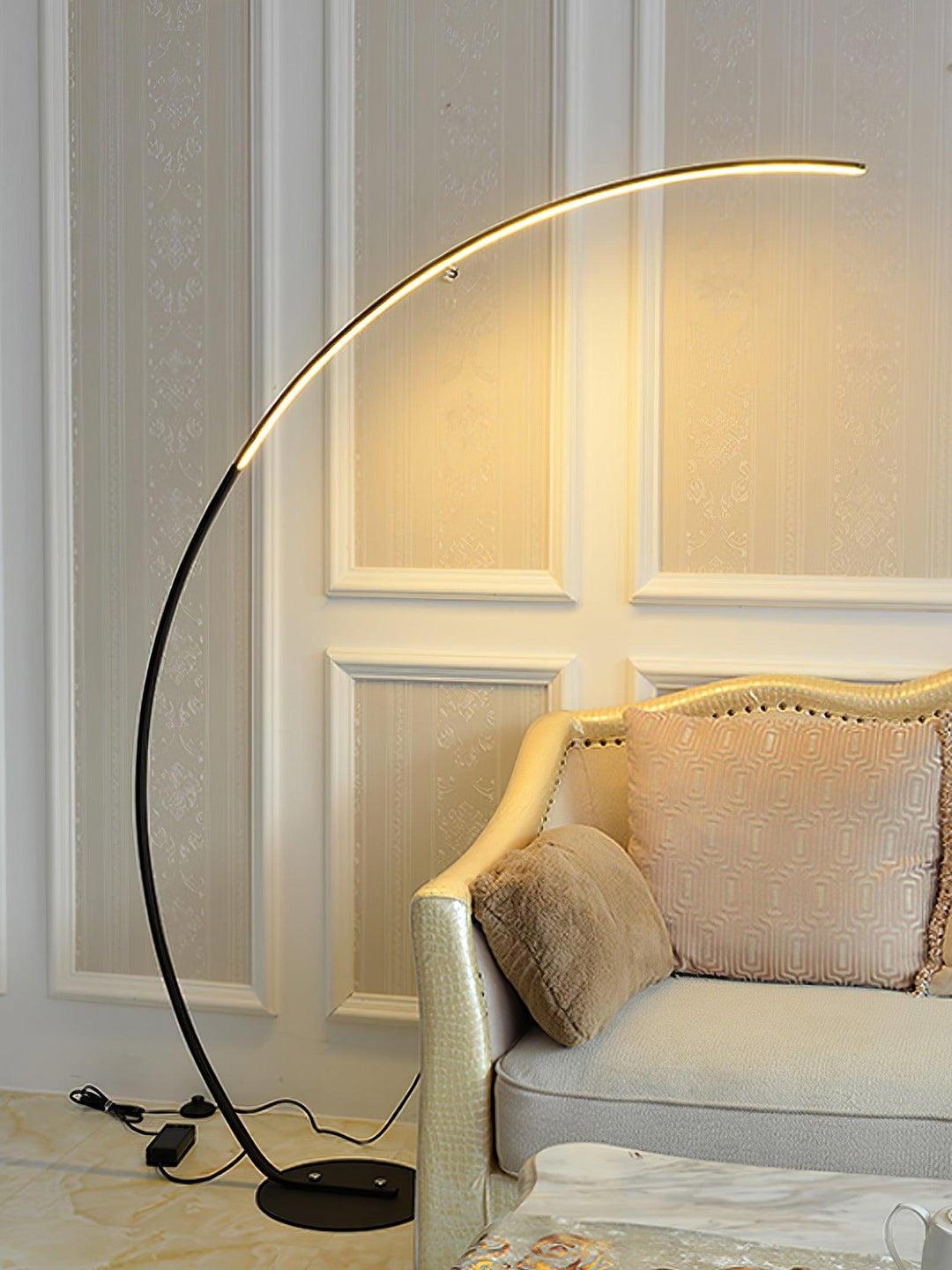 Lampa Podłogowa Łukowa