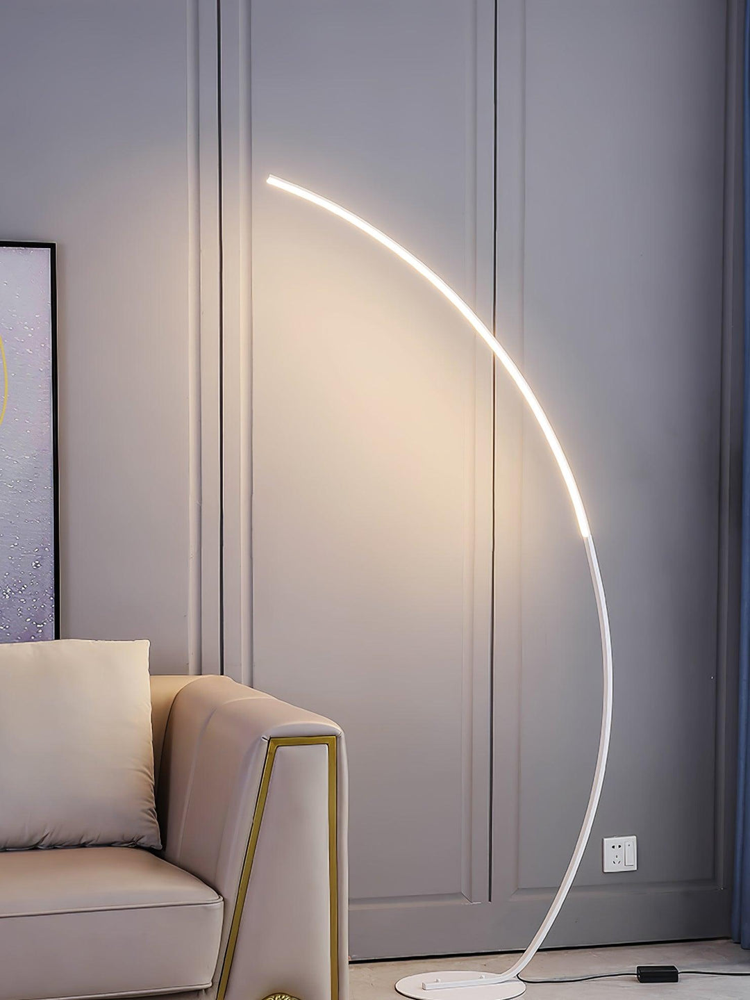 Lampa Podłogowa Łukowa
