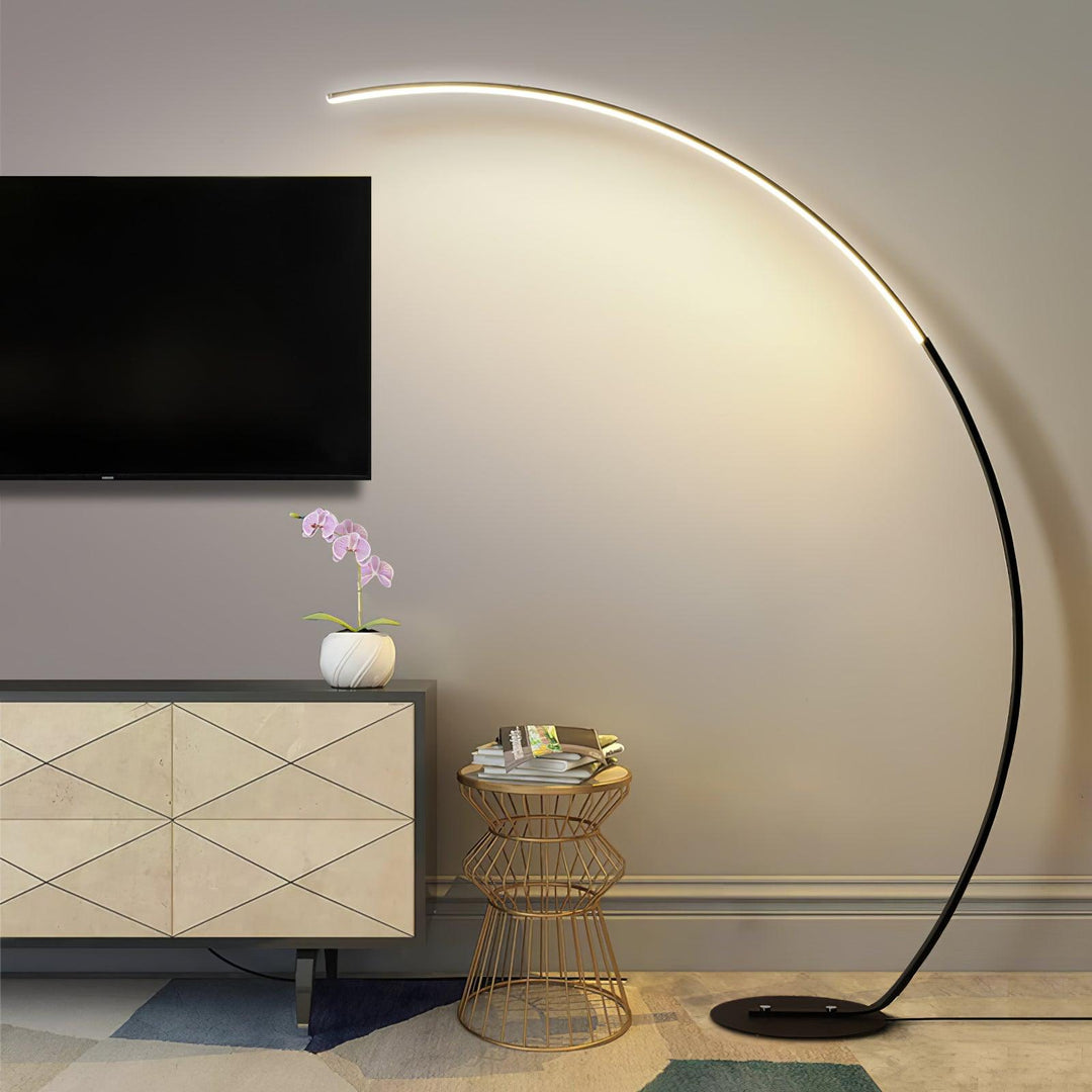 Lampa Podłogowa Łukowa