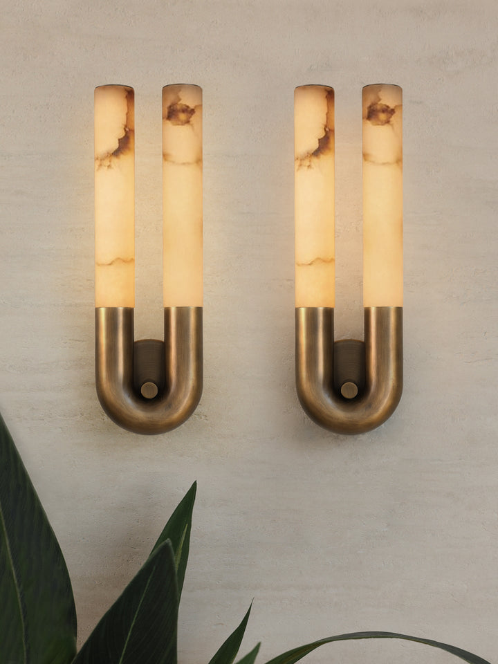 Kinkiet Arch Alabaster