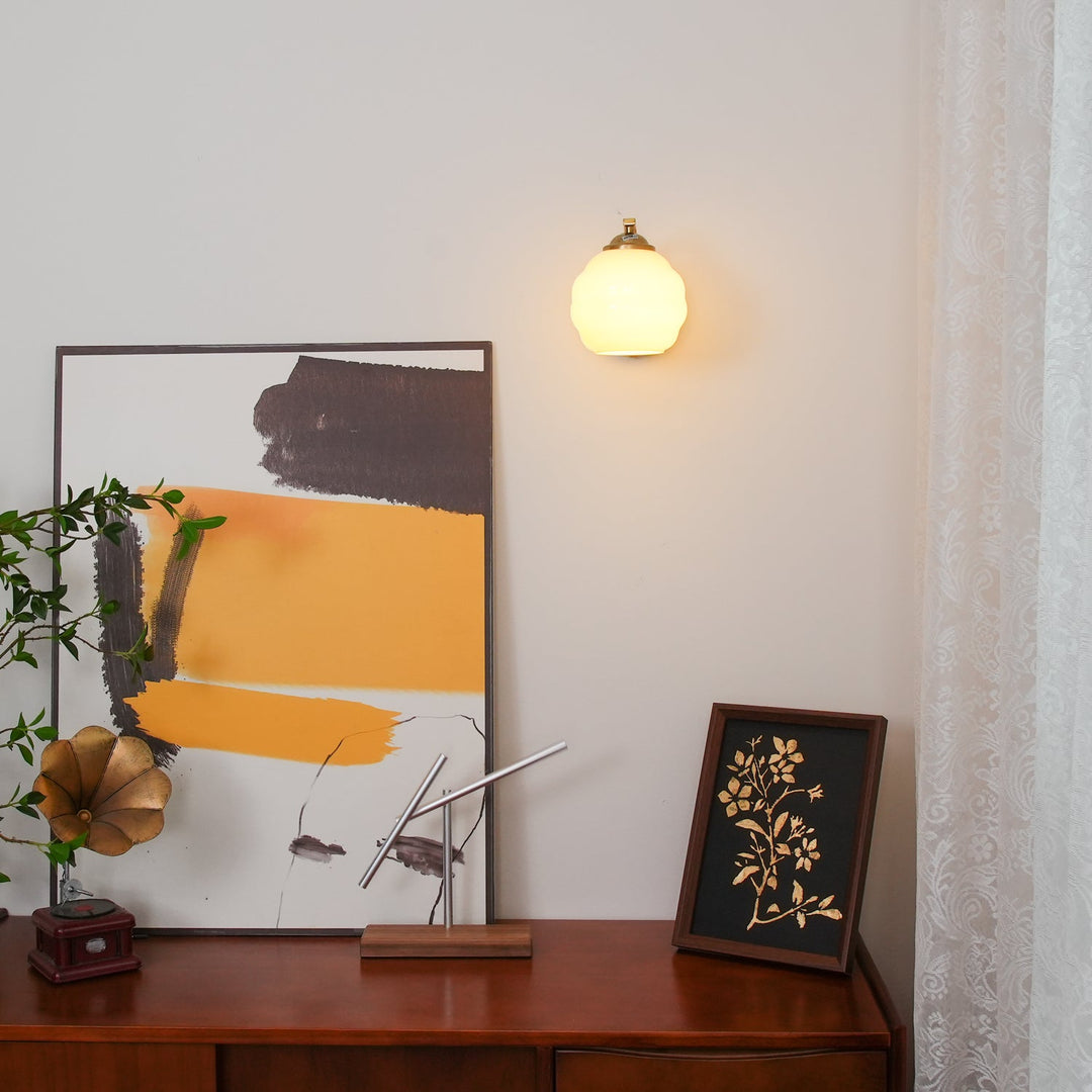 Lampa Ścienna Art Deco z wtyczką