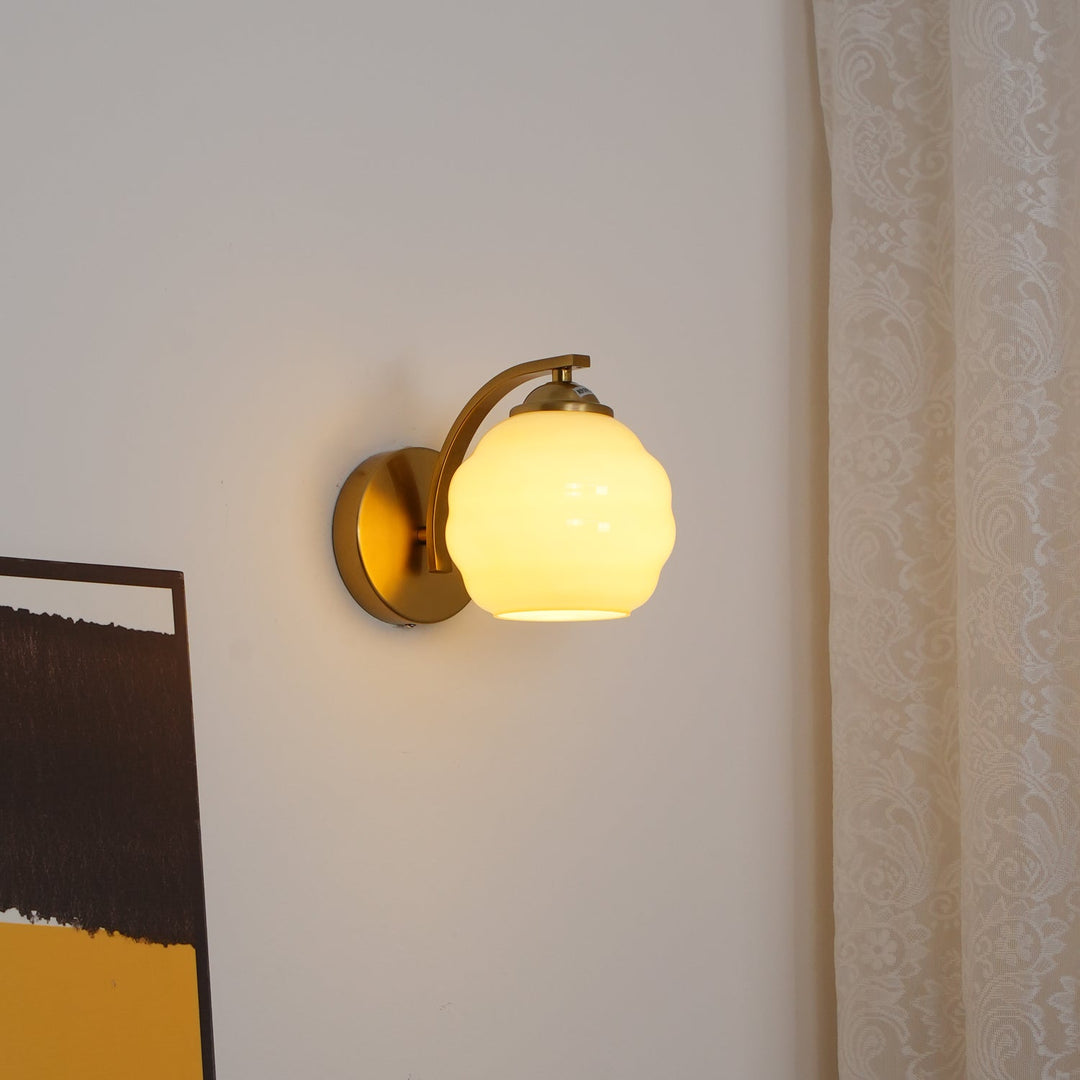 Lampa Ścienna Art Deco z wtyczką