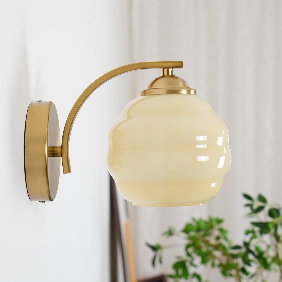 Lampa Ścienna Art Deco z wtyczką