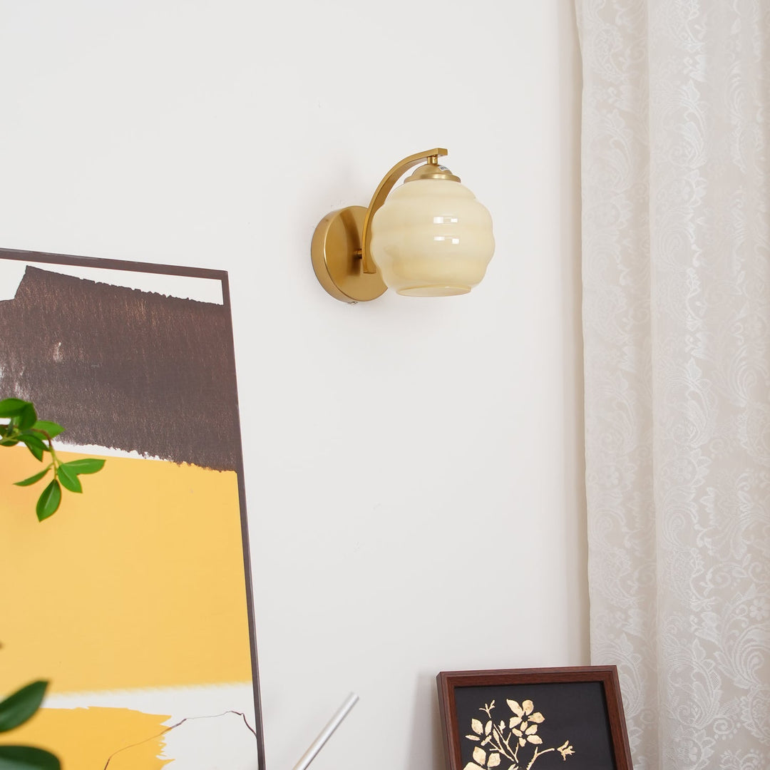 Lampa Ścienna Art Deco z wtyczką