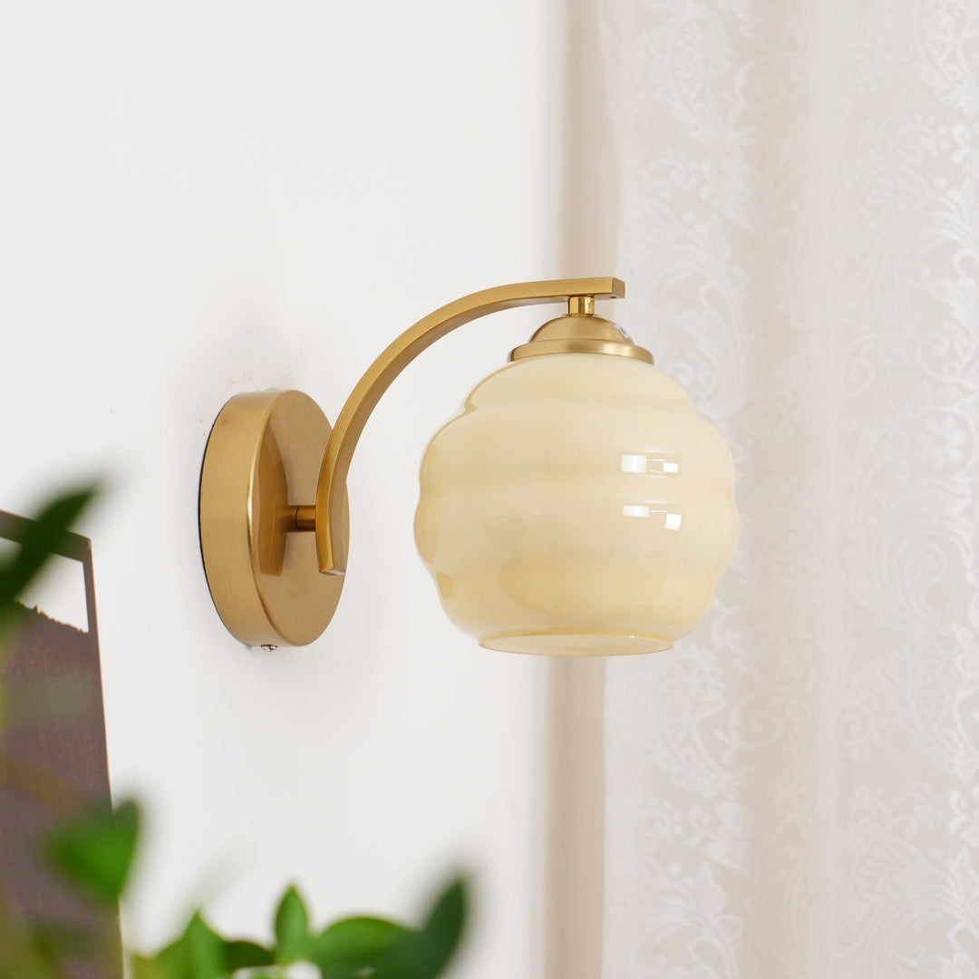 Lampa Ścienna Art Deco z wtyczką