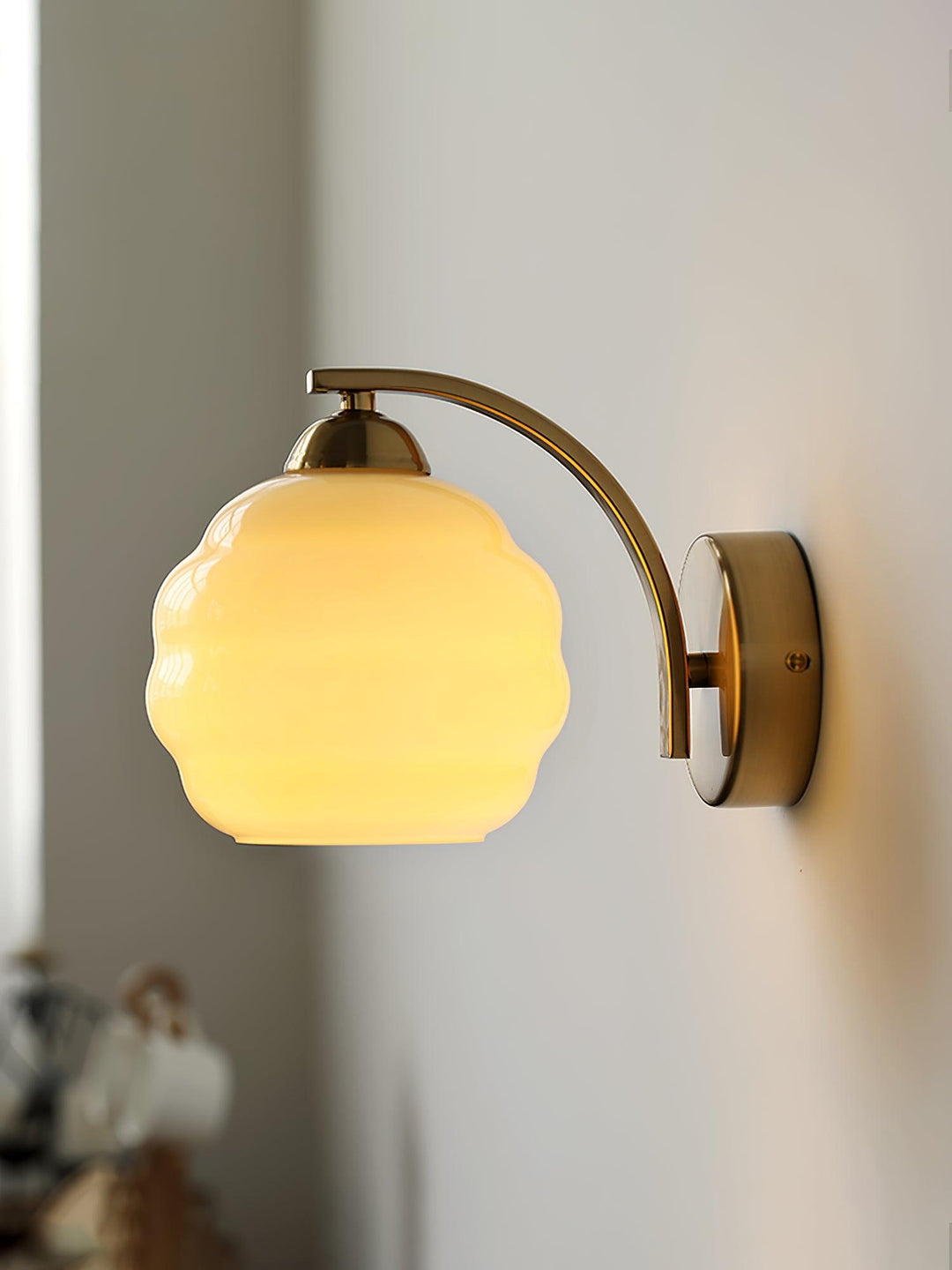 Lampa Ścienna Art Deco z wtyczką