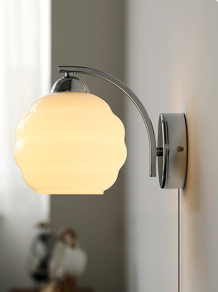 Lampa Ścienna Art Deco z wtyczką