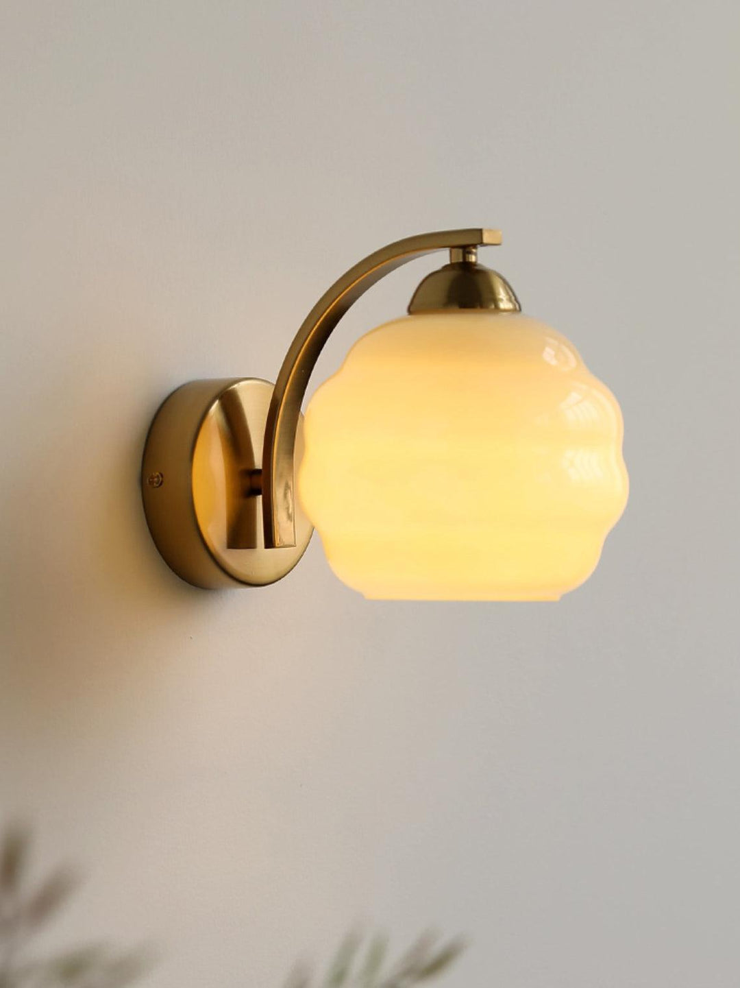 Lampa Ścienna Art Deco z wtyczką