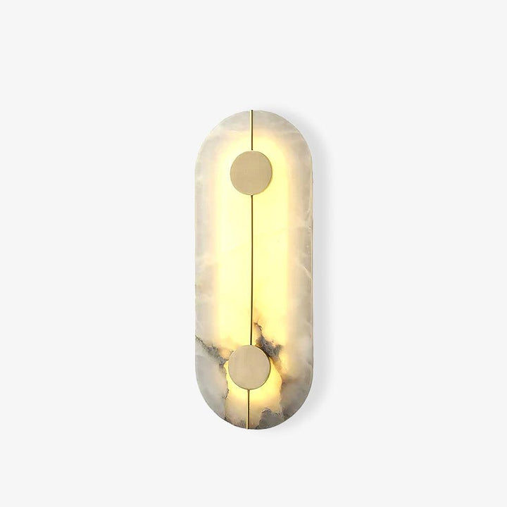 Artystyczna Lampa Ścienna z Alabastru