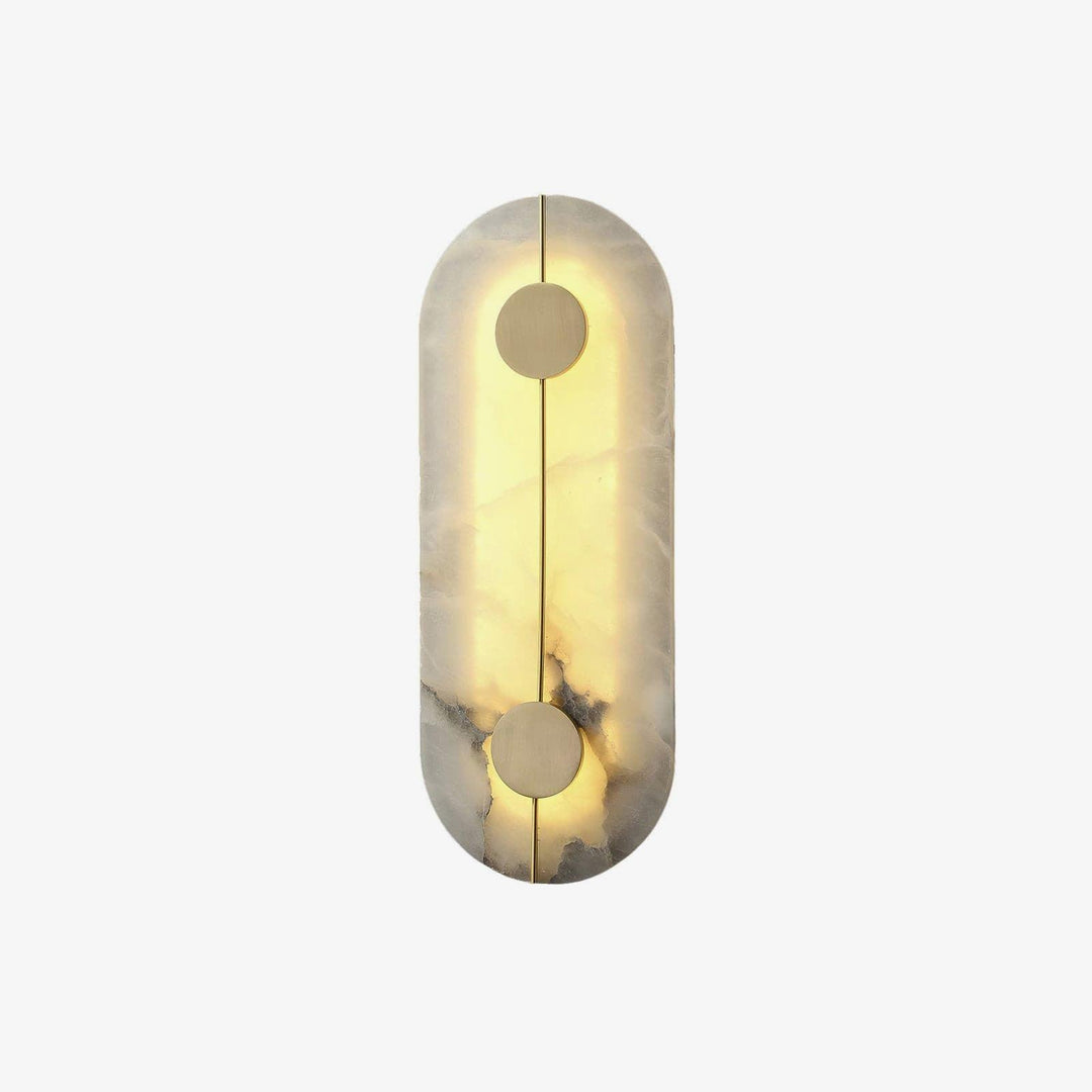 Artystyczna Lampa Ścienna z Alabastru