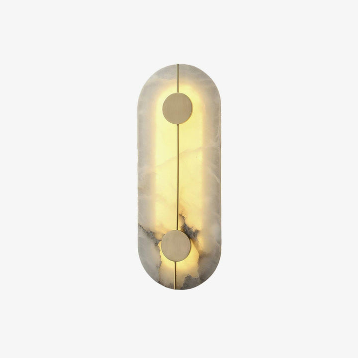 Artystyczna Lampa Ścienna z Alabastru