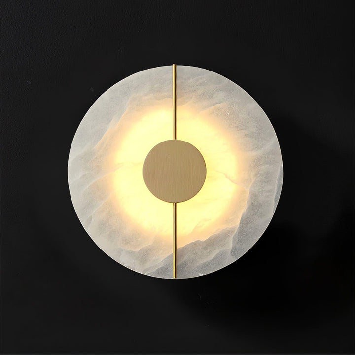 Artystyczna Lampa Ścienna z Alabastru
