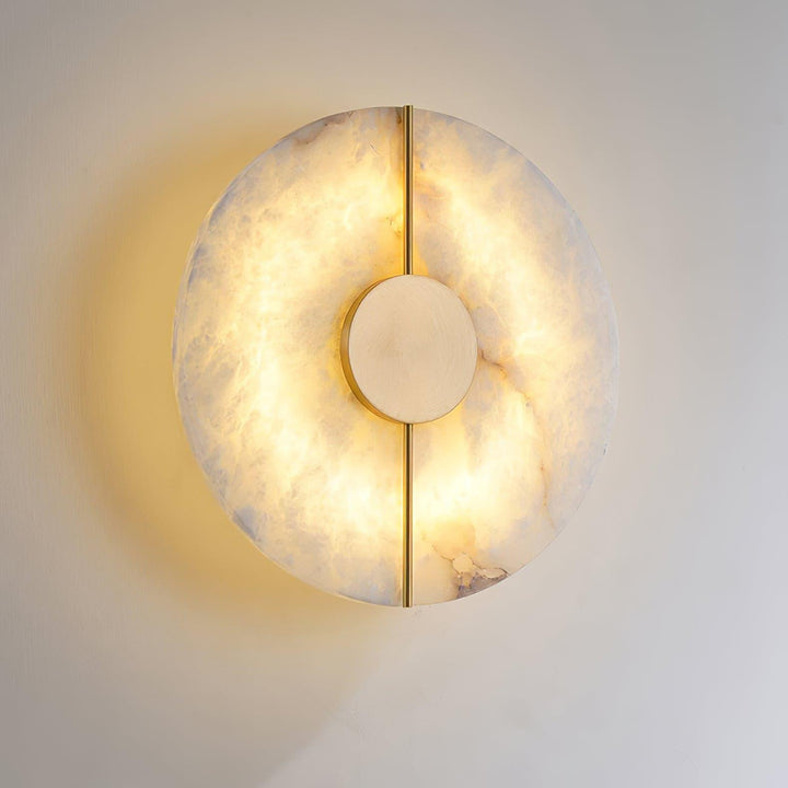 Artystyczna Lampa Ścienna z Alabastru