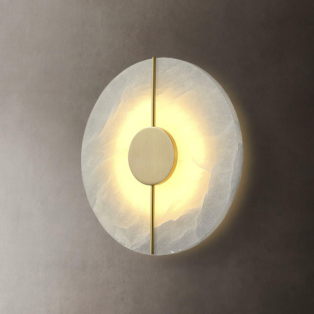 Artystyczna Lampa Ścienna z Alabastru