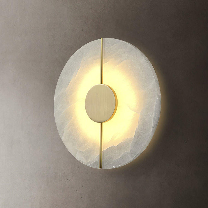 Artystyczna Lampa Ścienna z Alabastru